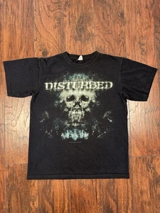 Anvil Men's Concert 2011 Tour Disturbed Asylum Black Crewneck T-Shirt Size M Med - Picture 1 of 22