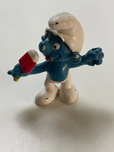 Vintage Smurf with Ice cream, Schleich W. Germany - Picture 1 of 6