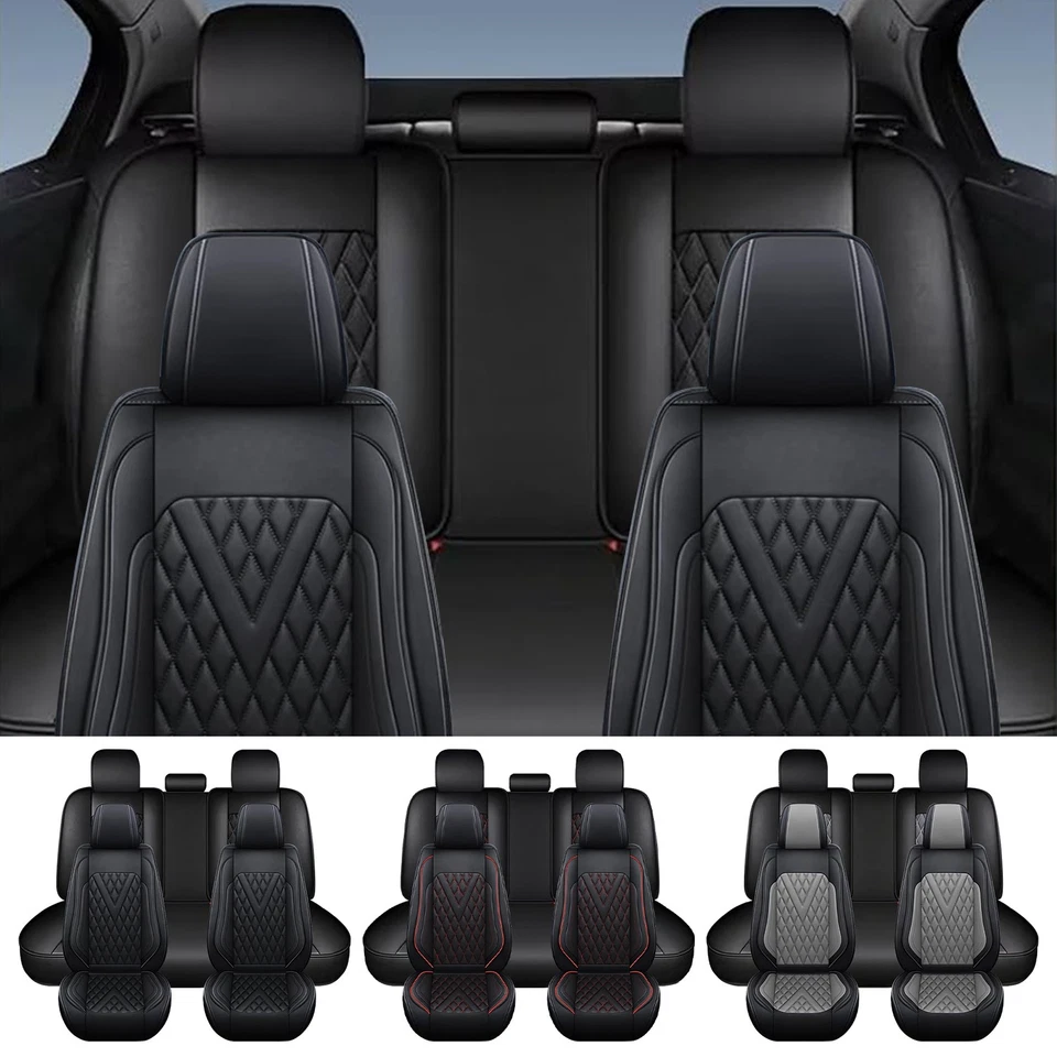 For Toyota Avalon 2001-2022 Seat Covers Protector Faux Leather (2/5 Seats) - Image 1 of 1