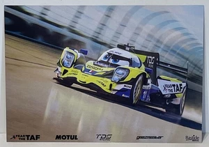 2 Drivers Signed #11 Fear The Taf TDS Racing LMP2 Hero Card Rolex 24 Daytona - Picture 1 of 2