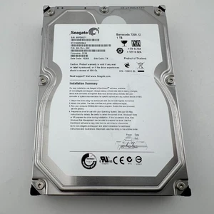 Seagate Barracuda 1TB 7200RPM 32MB 3.5” Desktop Hard Disk Drive HDD ST31000528AS - Picture 1 of 3