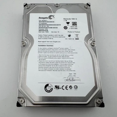 Disco rígido de mesa Seagate Barracuda 1TB 7200RPM 32MB 3,5” HDD ST31000528AS - Imagem 1 de 3