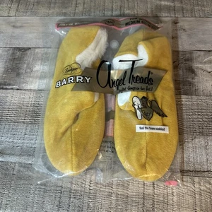 Vintage Barry Angel Treads Fleece Lined Slippers Womens M 6.5 to 7.5 Gold New - Picture 1 of 11