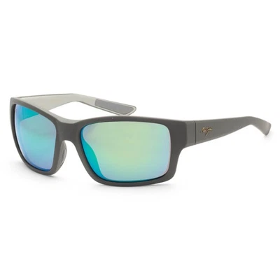 Óculos de sol Maui Jim masculino manguezais 61mm cinza polarizado MJ0604S-002 - Imagem 1 de 2