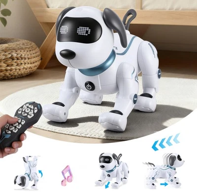Intelligenter Roboter Hund mit Fernbedienung Freiem Programmiermodus Geschenk DE - Bild 1 von 4