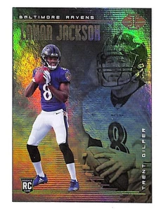 Lamar Jackson Trent Dilfer 2018 Panini Illusions Rookie Card RC #25 - Picture 1 of 2