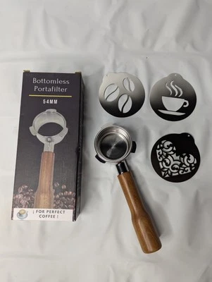 Filtro sin fondo Portafiltro 54 mm cafetera filtro sin fondo para Breville Foto 1 de 4