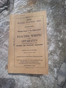 1959 NEC National Electrical Code Book - Bild 1 von 2