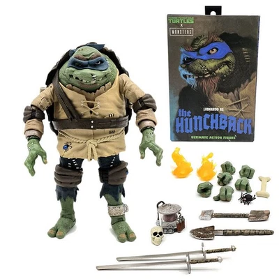 UMARMUNG NECA Leonardo as the Hunchback 18cm Universal Monsters TMNT Actionfigur...