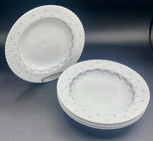 Scherzer Bavaria Germany Set Of Four Soup Bowls Floral Design - Picture 1 of 9