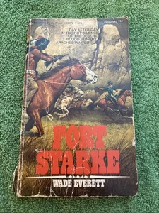 Fort Starke U1027 Ballantine 1964 3rd Western Original PBO Wade Everett - Picture 1 of 4
