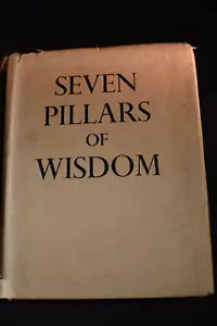 Seven Pillars of Wisdon by T E Lawrence HCDJ *FIRST* W/ MEMORIAL Program - Picture 1 of 23