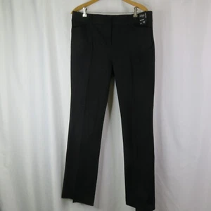 NY & Co Pants Size 12 Black Bootcut Audrey Stretch NWT New York Cotton Blend - Picture 1 of 11