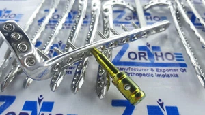 Bloqueo Anterolateral Dïstal Tibïa 6,8,10 y 12H Placas y Tornillo (150 pct) SS 316L - Imagen 1 de 15