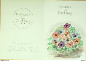 Menu illustré Restaurant Le Pudding Sappey en Chartreuse (38) - Bild 1 von 2