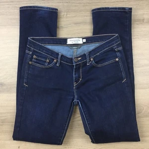 Pantalones de mezclilla para mujer Abercrombie & Fitch Erin elásticos talla 2S L28,5 (BI17) - Imagen 1 de 12