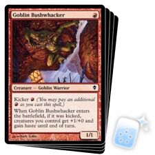 GOBLIN BUSHWHACKER X4 Zendikar ZEN Magic MTG MINT CARD