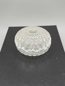 Mikasa Liberty Covered Box 3 1/2 24% Lead Crystal Made In France - Picture 1 of 6