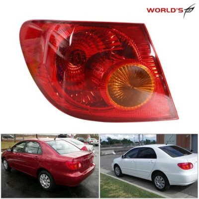 Luz trasera exterior para Toyota Corolla 2003-2008 lámpara de freno lado izquierdo del conductor Foto 1 de 4