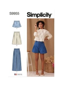Simplicity Sewing Pattern S9955y5 Misses’ Shorts and trousers size 18-26 - Foto 1 di 7