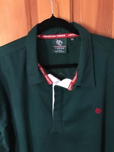 Leicester Tigers Rugby Shirt Mens Size XXL Own Brand Dark Green Top - Heavy - Picture 1 of 8