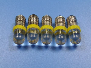 5pcs New 3V 4.5V 5V 6V 6.3V 7V 8V 9V 12V 18V 24V LED Singal Indicator Light Bulb - Picture 1 of 7