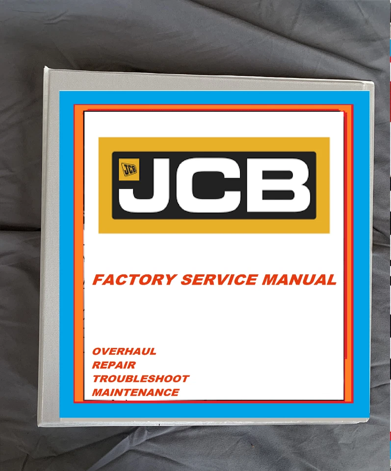Retroescavadeira JCB 1400B 1550B 1700B trator MANUAL DE OFICINA - Imagem 1 de 1