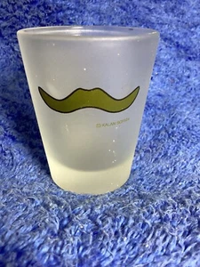 Mustache Barware Clear Shot Glass, 1 Ounce, Kalan, Mustache Design - Picture 1 of 7