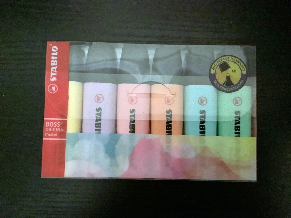 Stabilo boss reflejos pastel originales (perfecto para oficina o uso personal) Foto 1 de 1