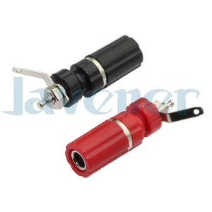 Lot 5 4mm Banana Binding Post Panel Socket M3 Thread Terminal Jack BS4610 - Picture 1 of 2