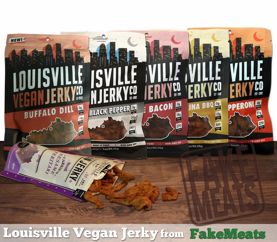 Louisville Vegan Jerky, bolsas de 3 oz (paquete de 5) Foto 1 de 1
