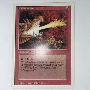 MTG Firebreathing Revised Edition Regular Common - Picture 1 of 8