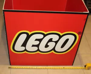 RARE Lego Toys R Us TRU Store Display Fixture Sign Cube 28"x28" Advertising HTF - Picture 1 of 16