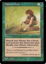 WOTC MtG Portal 2nd Age Nature's Lore (C) NM