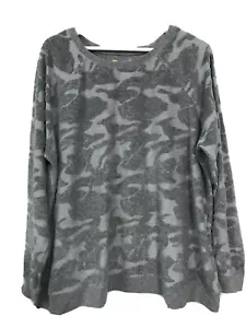 Suéter Sudadera de Entrenamiento XERSION Para Mujer Talla XXL Calce Suelto Gris Forma Camuflada - Imagen 1 de 4