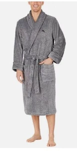 Tommy Bahama Men's Plush Robe with Pockets Grey - Picture 1 of 2