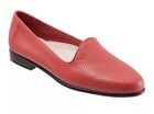 Trotters Women's Liz Tumbled Red Size 6.5M Leather Slip On Loafer Shoes NEW