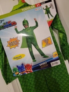 Disfraz PJ Masks Gekko por disfraz, talla 2T, ¡nuevo! - Imagen 1 de 4