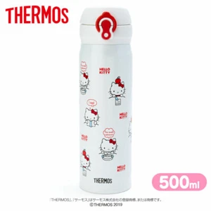 Hello Kitty Termo One Push Taza Inoxidable Botella Blanco 500ml KAWAII Sanrio - Imagen 1 de 1