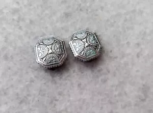 Hermosos pendientes con clip vintage - Imagen 1 de 4