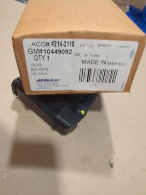 New OEM GM 10449092 Pontiac Aztek Canister Vent Valve EVAP Emissions 214-2118 — 第 1/4 张图片