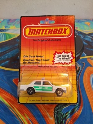 Matchbox Lesney Superfast MB56 Mercedes 450 SEL Polizei Police Car MOC RARE! - Image 1 of 4