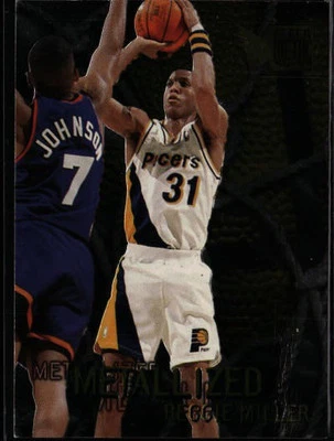 1996-97 Metal #129 Reggie Miller N227 - Image 1 of 2