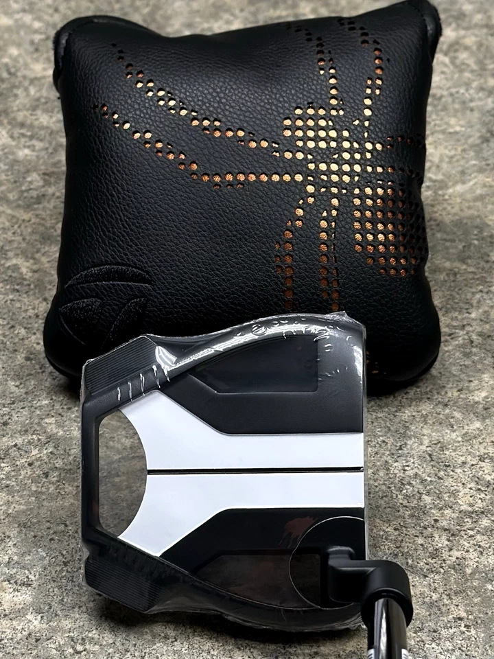 TaylorMade Spider Tour X Black #1 L-Neck Putter LEFT Hand 35" w/ Cover LH NEW! - Image 1 of 4