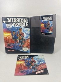 Mission: Impossible Complete in Box CIB (Nintendo, NES 1990) Tested 