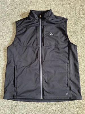 Straight Down Womens Large Golf Vest Black Full Zip - Image 1 of 2