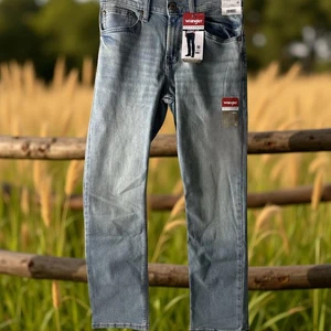Wrangler Five Star Slim Straight Med Stretch Sz 34X30  Cotton/Polyester/Elastane - Picture 1 of 5