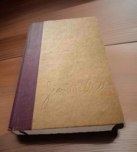 Book Novel The Plains of Passage Signed by Jean M. Auel Earth's Children Ice Age - Picture 1 of 18