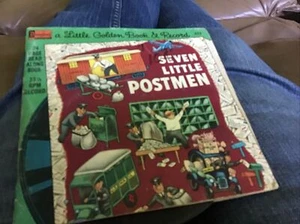 Ein kleines goldenes Buch und Schallplatte "Sieben kleine Postboten" #222 (L) - Bild 1 von 3