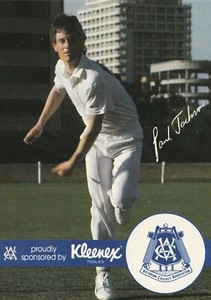 Victoria Cricket Trade Card Sponsored by Kleenex Paul Jackson
